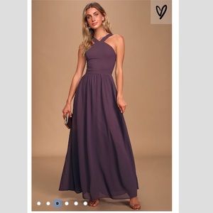Lulus purple maxi dress